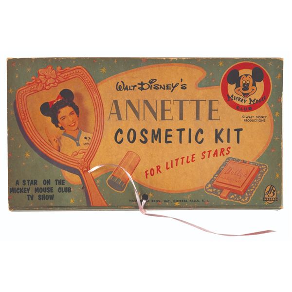 A Mickey Mouse Club Annette Toy Cosmetic Kit.