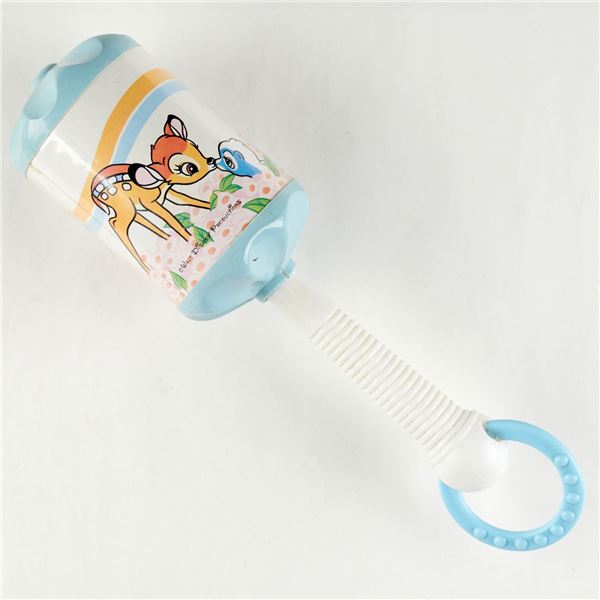 A "One Hundred and One Dalmatians" and "Bambi" Children's Rattle.