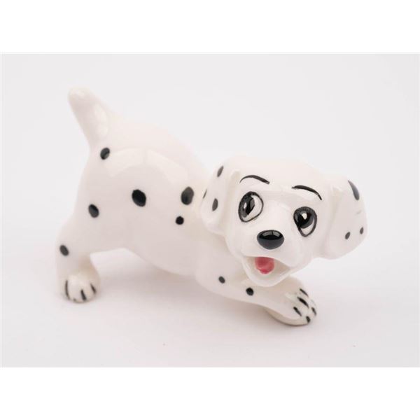A "One Hundred and One Dalmatians" Puppy Ceramic Figurine.