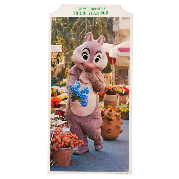 A Dale "Happy Birthday Three Year Old" Card.