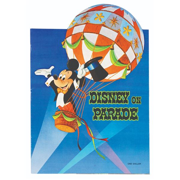 A Disney on Parade Souvenir Program.