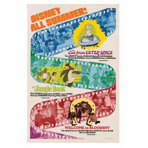 A Rare Summer 1978 Disney Preview Poster.