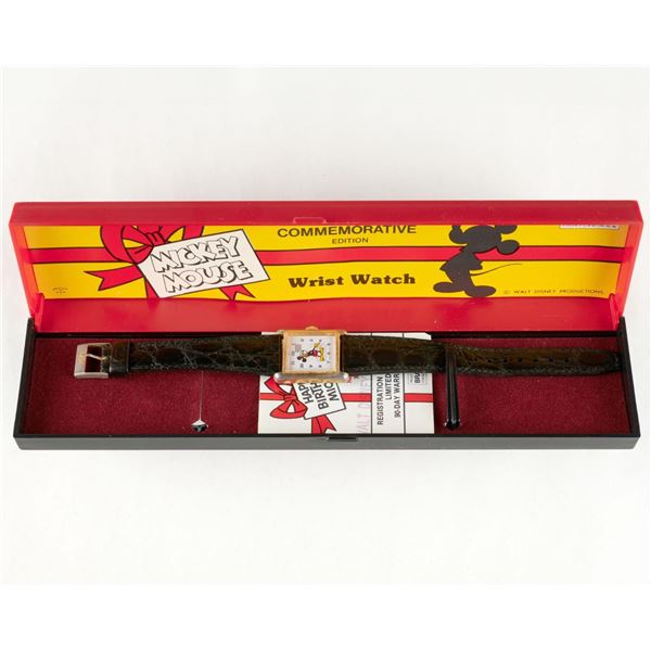 A Happy Birthday Mickey Watch by Bradley Time.