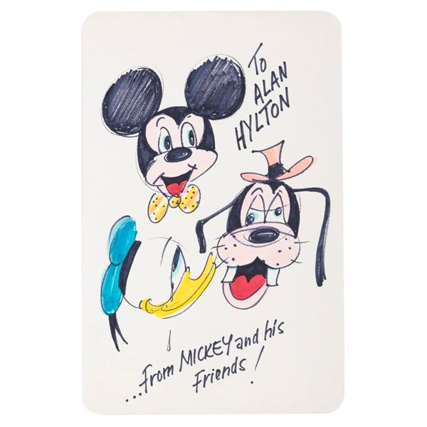 A Mickey and Friends Drawing by Al Konetzni.