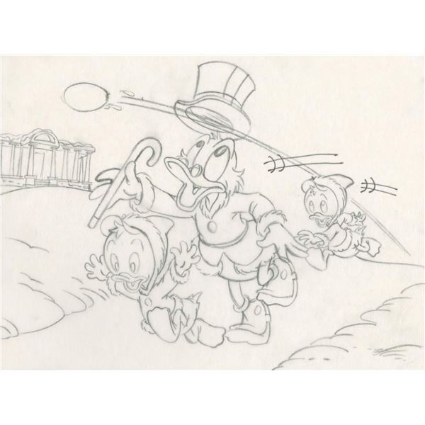 A "DuckTales" View-Master Development Drawing.