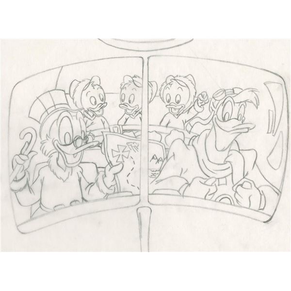 A "DuckTales" View-Master Development Drawing.