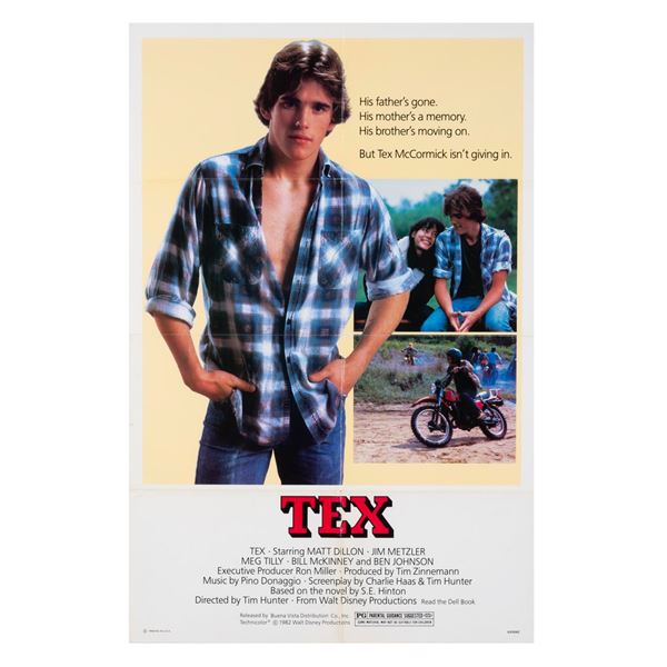 A "Tex" One-Sheet Poster.