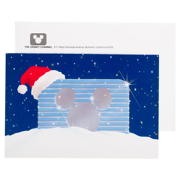 A 1983 Disney Channel Holiday Greeting Card.