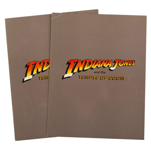 A Pair of "Indiana Jones and the Temple of Doom" Premiere Programs.