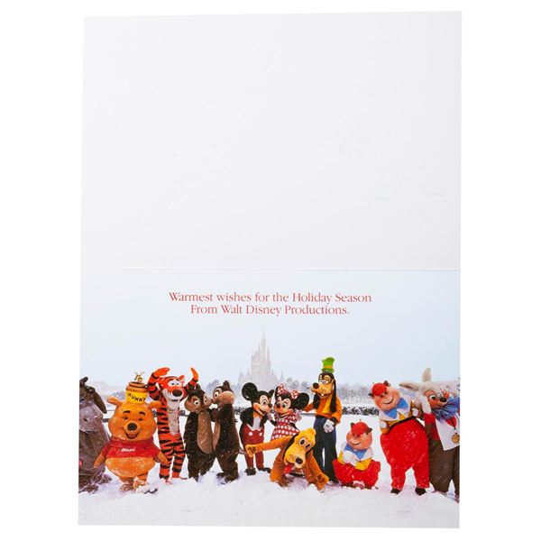 A 1984 Walt Disney Productions Holiday Card.