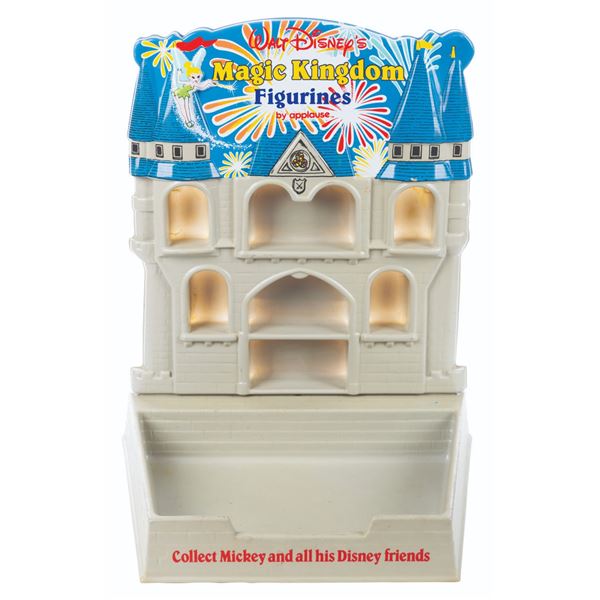 A Plastic Magic Kingdom Figurines Display.