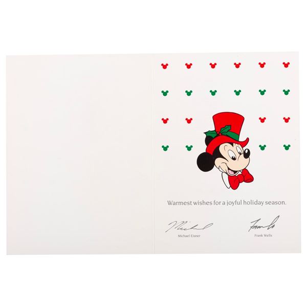 A Walt Disney Company Christmas Card.