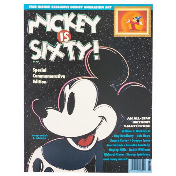 A Mickey is Sixty Magazine with Mickey Sericel.
