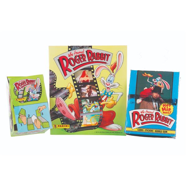 A Roger Rabbit Panini and Topps Card Collection.