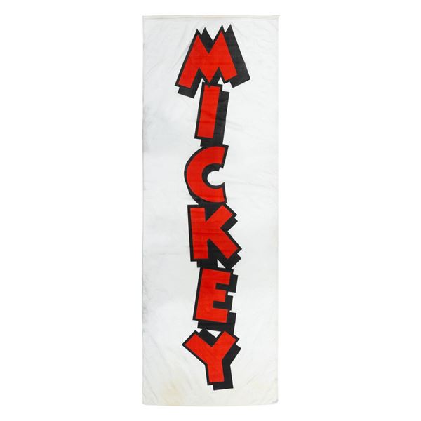 A Giant MICKEY Nylon Banner.