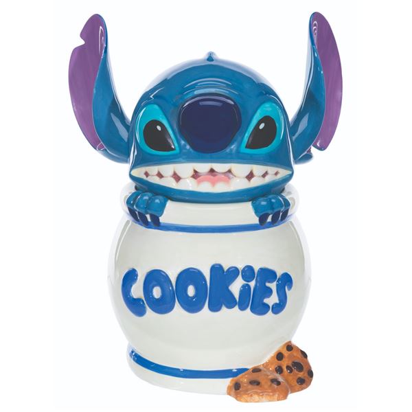 A Stitch Ceramic Cookie Jar.
