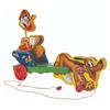 Image 1 : A Fisher Price 744 Doughboy Donald Pull Toy.