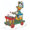 Image 1 : A Large Donald Duck Xylophone Pull Toy 177 by Fisher-Price.