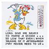 Image 1 : A Donald Duck Thermometer Ceramic Tile.