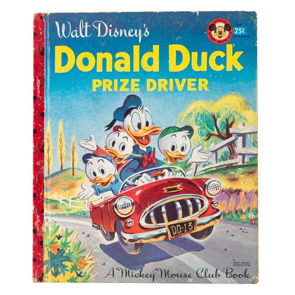 A Donald Duck Prize Driver Book.