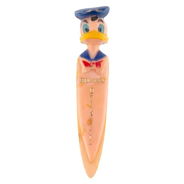 A Donald Duck Disneyland Bookmark.