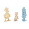 Image 6 : Three Donald Duck, Daisy, and Nephew Figures.