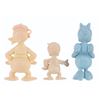 Image 7 : Three Donald Duck, Daisy, and Nephew Figures.