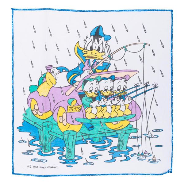 A Donald Duck and Nephews Handkerchief.