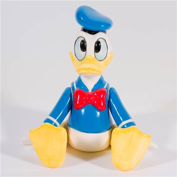 A Donald Duck Musical Ceramic Figure by Schmid.