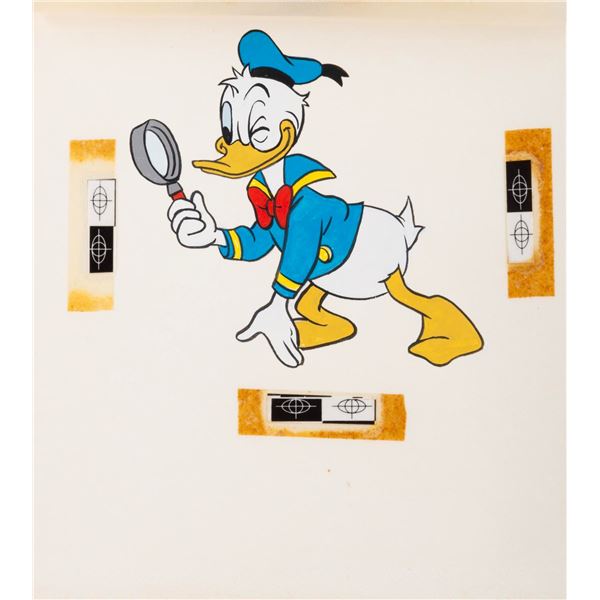 A 1985 Donald Duck Disney News Painting.