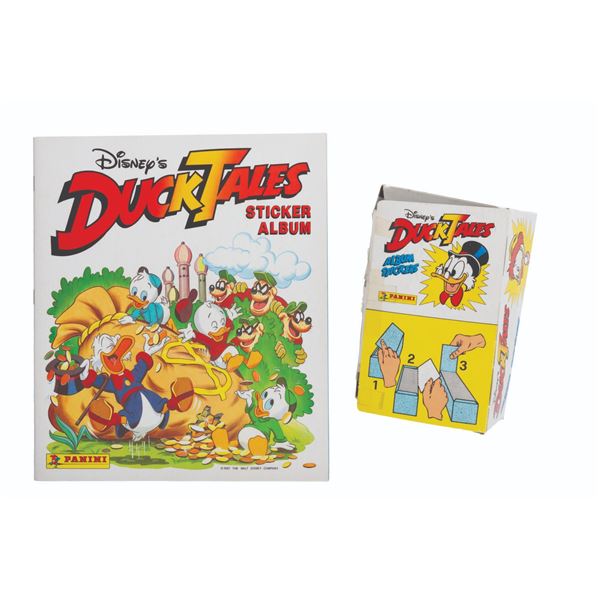 A "DuckTales" Panini Album and 1200 Stickers.