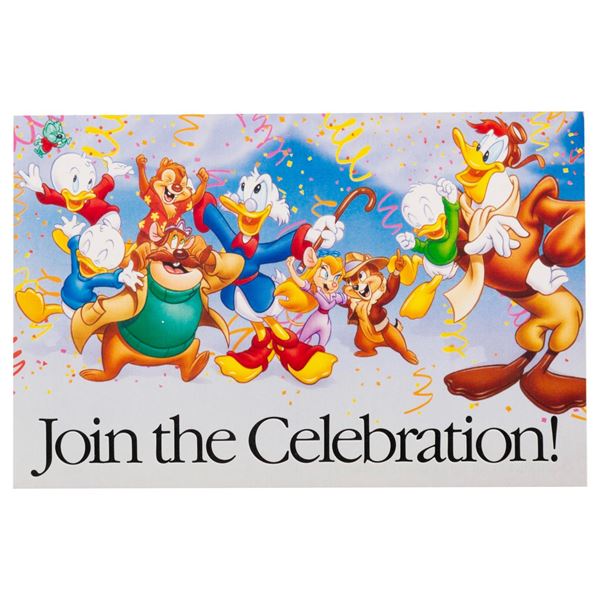 A Disney Afternoon Postcard.