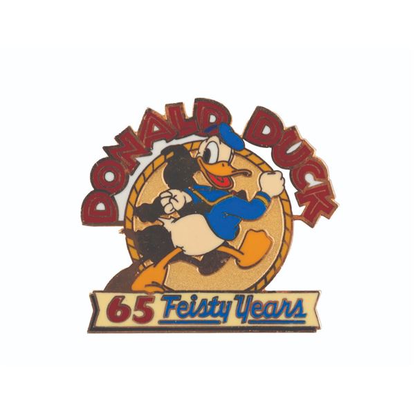 A Donald Duck 65 Feisty Years Magnet.