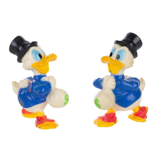 A Pair of Kellogg's "DuckTales" Scrooge McDuck Figures.