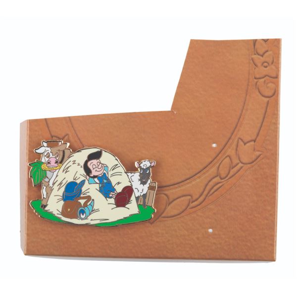 A Disney Shopping Pinocchio Nursery Rhyme Pin.