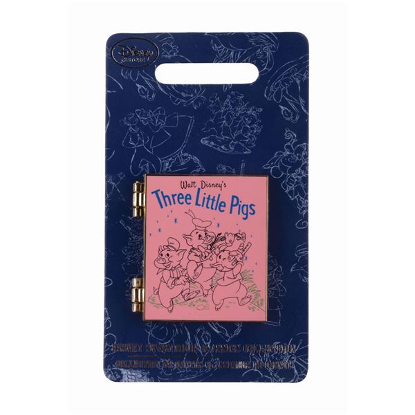 A "Three Little Pigs" Book Pin.