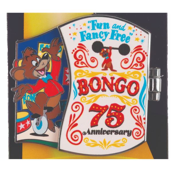 A Bongo from "Fun and Fancy Free" 75 Years Pin.
