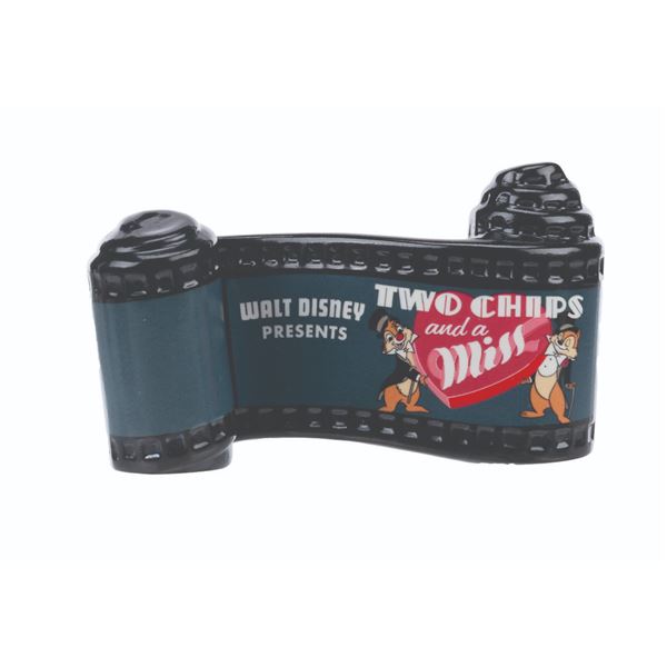 A WDCC "Two Chips and a Miss" Title Scroll.