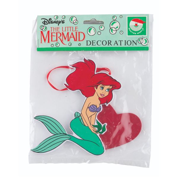 A "The Little Mermaid" Ariel Wood Ornament.