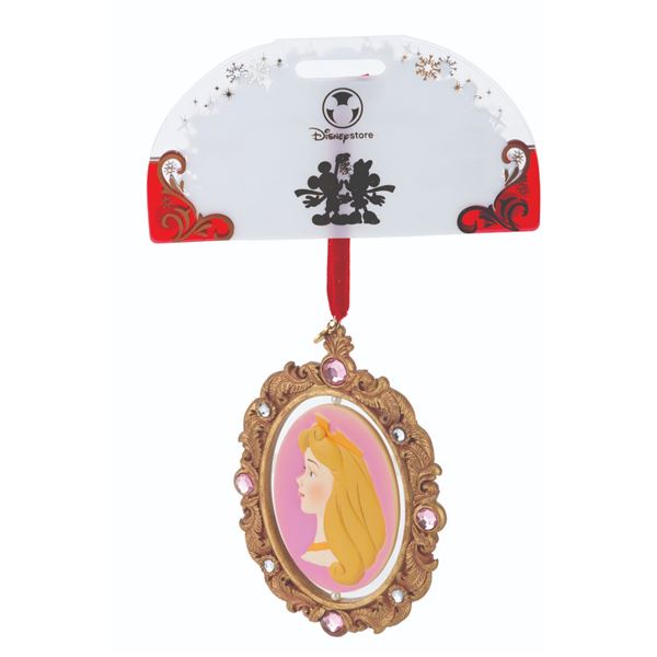 A Disney Store Sleeping Beauty Cameo Ornament.