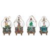 Image 2 : A Collection of Disney Masters Snow Globe Ornaments.