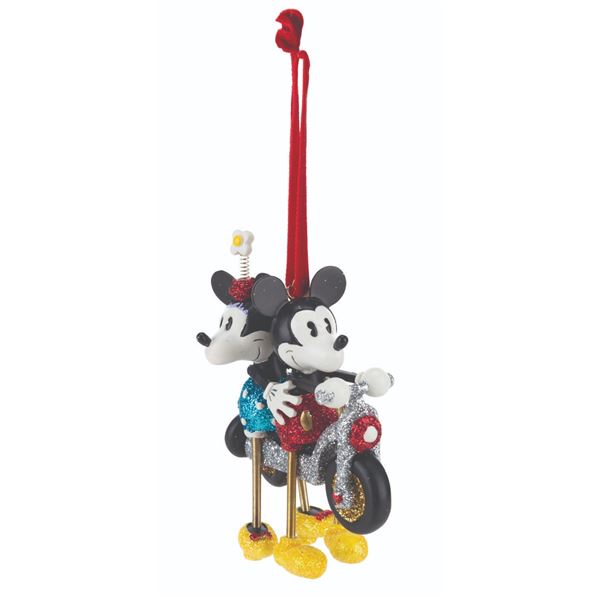 A "Wiggly Mickey and Minnie" Ornament.