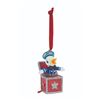 Image 1 : A Donald Duck Jack-in-the-Box Ornament.