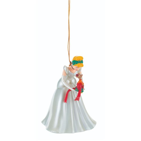 A Cinderella and Jaq Christmas Magic Ornament