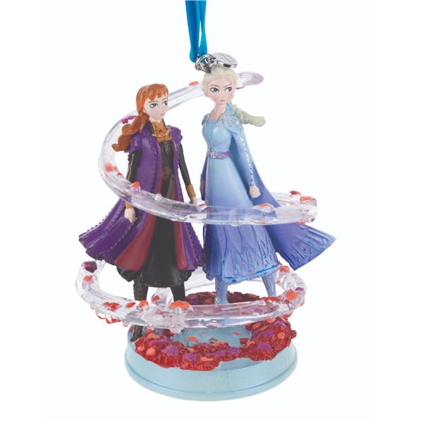 A "Frozen" Anna and Elsa Sketchbook Ornament.