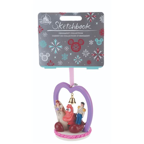 A "The Little Mermaid" Sebastian Sketchbook Ornament.