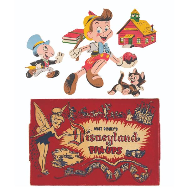 A Walt Disney's Disneyland Pin-Ups Set in Box.