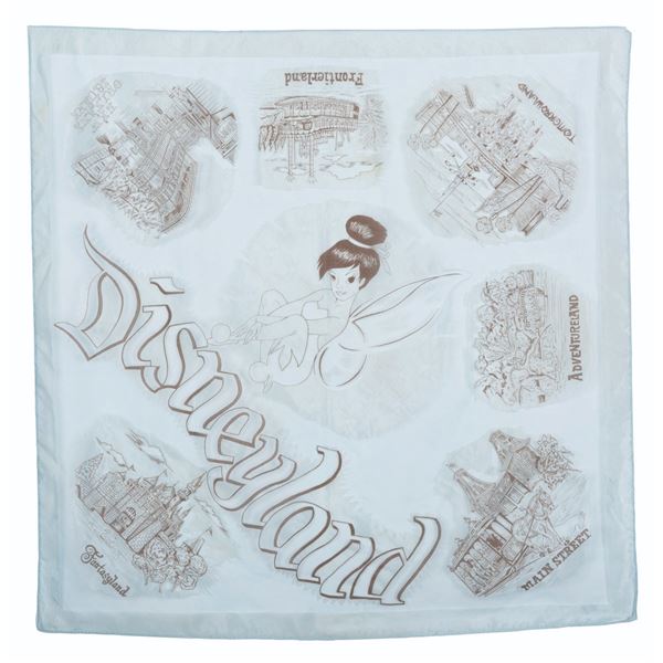 A Sheer Souvenir Disneyland Lands Scarf.