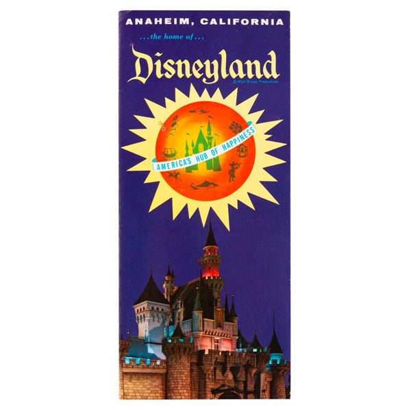 A 1960s Anaheim "America's Hub of Happiness" Brochure.