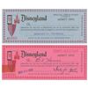 Image 1 : A Pair of 1950s Disneyland Complimentary Passports.
